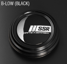 SSR Aluminum Center Cap B-Type Low [Black]